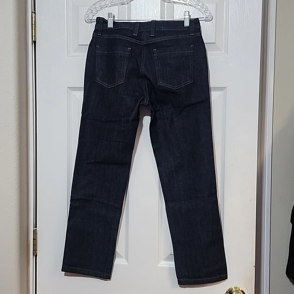 Boden true straight dark wash jeans cropped/ankle
